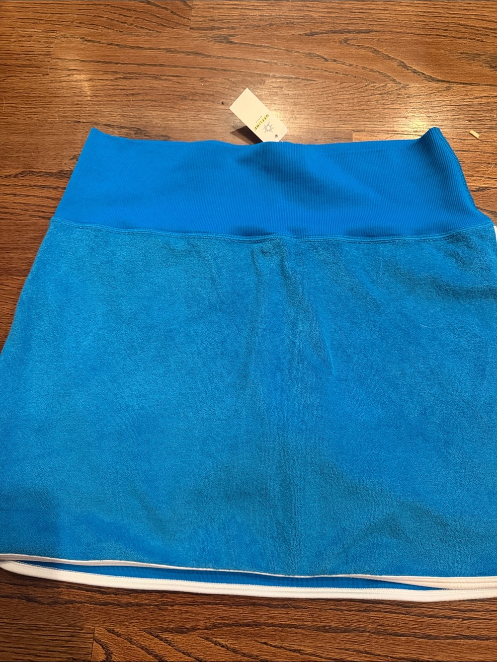 Aerie Blue Women's Skirt - Athletic Terry Mini Skirt skort sz medium nwt